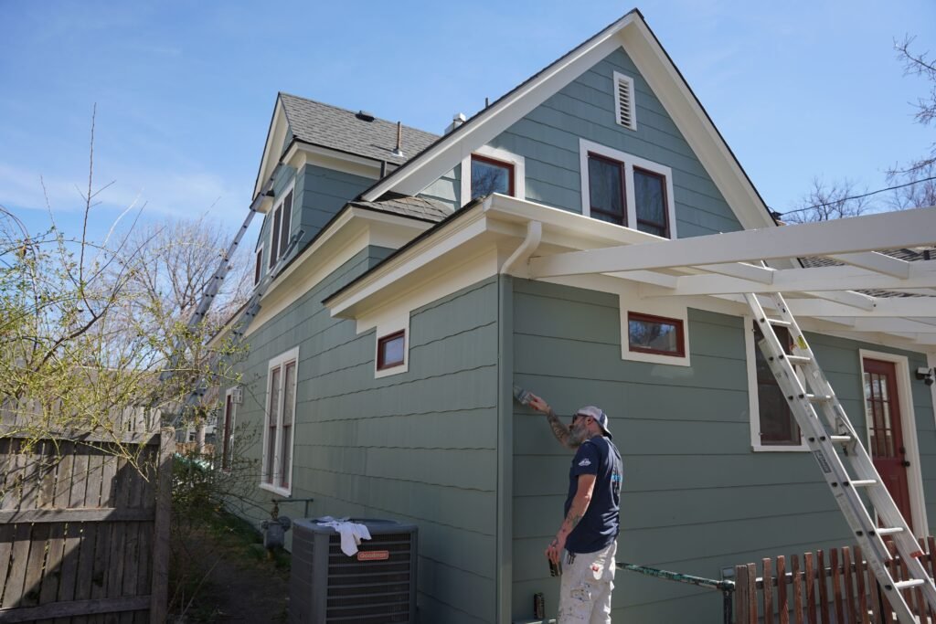 residential exterior house painting