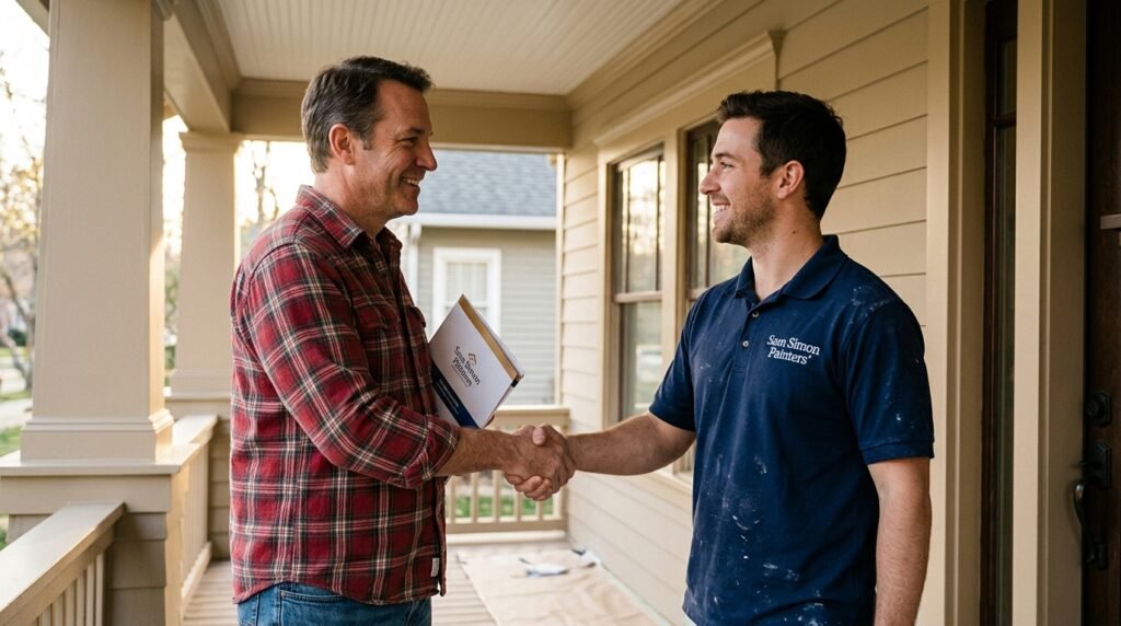 exterior house painters