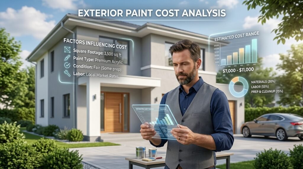 Exterior paint cost