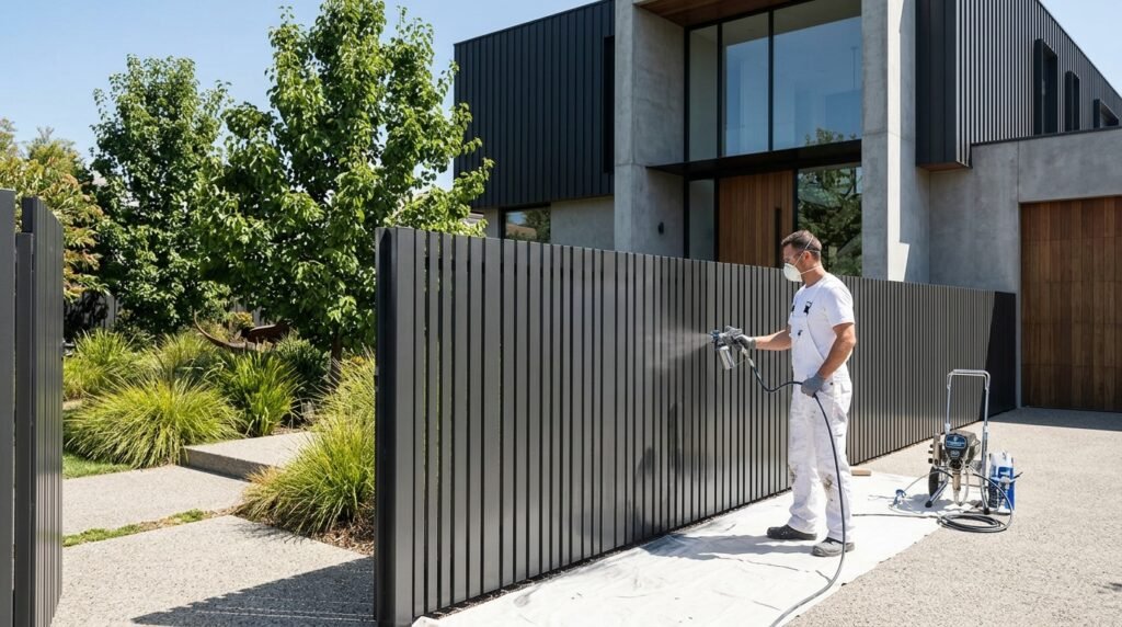 Spraying Paint
