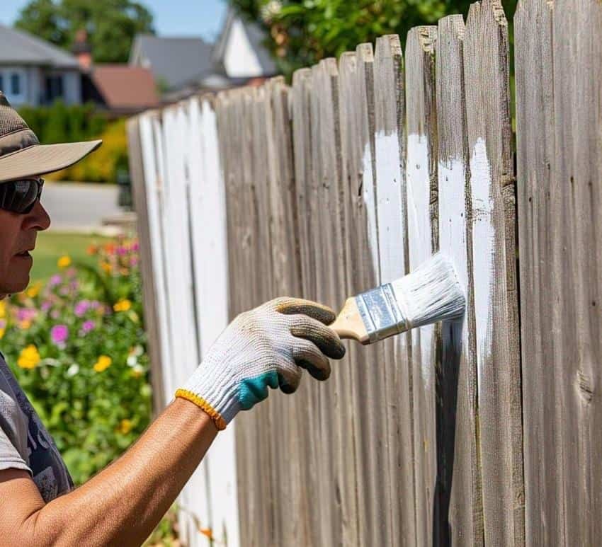 fence painting Melbourne